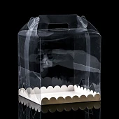 картинка Коробка для кулича, прозрачная 20*20*h20см. 