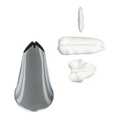 Насадка №69 (BX0037) - "Листик", 9*6*2мм.