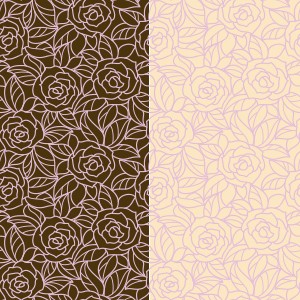 картинка Переводные листы для шоколада - "Роза", 12шт, розовый 