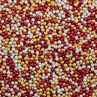 картинка Посыпки - "Шарики разноцветные перламутровые", 100гр. 