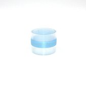 картинка Прозрачная лента с голубой полосой, 2м. 