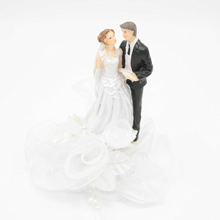 картинка Свадебная фигурка для торта - "Свадебная пара" (28291rN/p) 