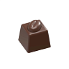 картинка Поликарбонатная форма "Chocolate World" - Кубик кофейных зерен 