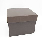 картинка Упаковка для торта "Royal", коричневая, 25*25*h20см. 