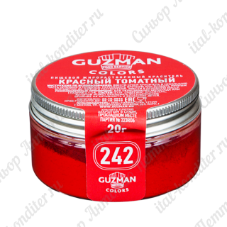 картинка Краситель порошковый "Guzman" - Красный томатный №242, 20гр. (G24200) 