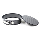 картинка Металлическая разъемная круглая форма с дном, 26*h6,5см.  