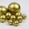 картинка Украшение "Шары из глазури", золотые, 11шт. 