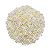 картинка Драже "Жемчуг серебро" 2-5мм., 75гр. 