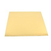 картинка Подложка квадратная, картон, золотой, 28*28см., 1.3мм., 1шт. 