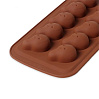 картинка Форма силиконовая для шоколада и льда "Крик", 21*11*2см, 10 ячеек 