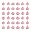 картинка Сахарные фигурки "Безе" рифленые розовые, 40гр. 