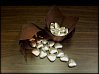 картинка Сердца с шоколадной начинкой - Серебряные перламутровые, 1кг. (AI 24810) 