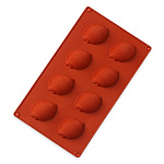 Форма силиконовая "Ракушка" 6*4.5см., 8 ячеек