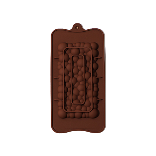 картинка Силиконовая форма плитка шоколада "Воздушный", 21*10*1см. 