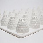 Форма силиконовая для выпечки и муссовых десертов «Ежевика», 29*16*2,5см, 35 ячеек (2,8*2,5см)