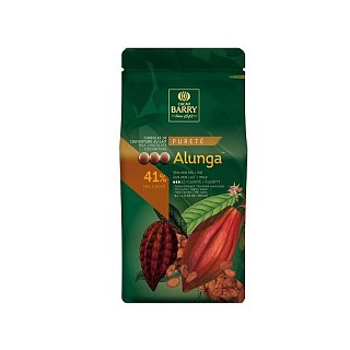 картинка Шоколад Cacao Barry ALUNGA - Молочный кувертюр 41%, 1кг. 