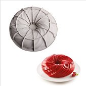 Силиконовая форма Гугельхупф плетенный, 220*220*70мм.