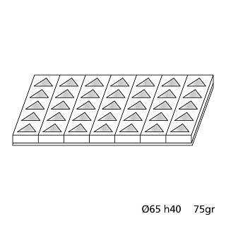 картинка Большая форма для пирожных - "Треугольник" (Monop C004) 