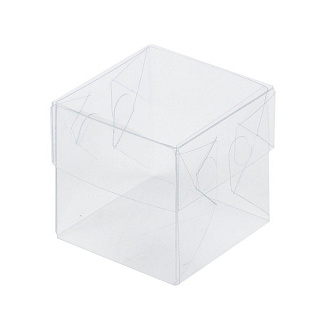 картинка Упаковка для макарон прозрачная, 8*h8см. 