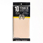 картинка Бумага тишью - Конфетти, натуральная, 50*66см., 10 листов 