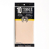 картинка Бумага тишью - Конфетти, натуральная, 50*66см., 10 листов 