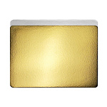 картинка Подложка прямоугольная, картон, зол./жем., 40*30см., 3мм., 10шт. 