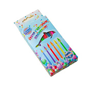 картинка Свечи "Цветное пламя", 6шт. 