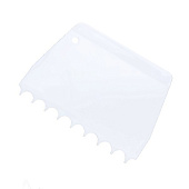 Скребок пластмассовый "Волны", 13,5*9,5см. 