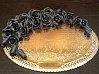 картинка Цветы из мастики - "Черные розы", 23шт. (11152*Z) 