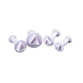 Набор вырубок c выталкивателем - "Треугольник", 4шт. 