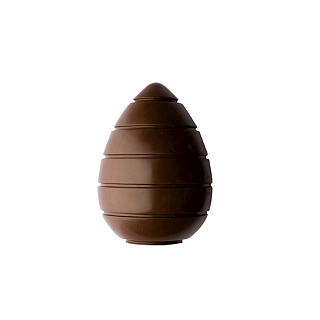 картинка Поликарбонатная форма "Chocolate World" – Яйцо полосатое 