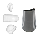 Насадка №123 (BX0123) - "Лепесток дугообразный", 17мм.