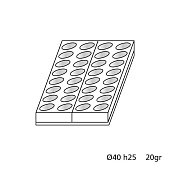 картинка Форма для пирожных - "Овал" (Mignon A002) 