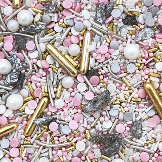 картинка Посыпки MIXIE - "Мрамор и золото" , 50гр. 