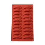 Форма силиконовая "Круассаны" 7*2.5см., 20 ячеек