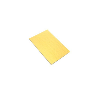 картинка Подложка прямоугольная, картон, золотой, 6.5*10см., 0.8мм., 200шт. 