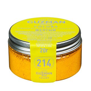 картинка Краситель порошковый "Guzman" - Желтый №214, 20гр. 