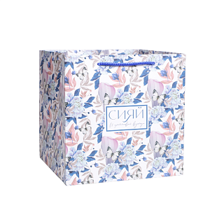 картинка Пакет бумажный "Сияй", 30*30*30см. 
