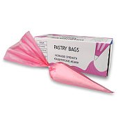 Мешки кондитерские, розовые, 90мкм., 53см., 100шт. 