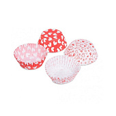 Корзинка кондитерская "Vela" сердечко 60x25мм., 60шт.