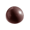 картинка Поликарбонатная форма "Chocolate World" - Полусфера 59мм. 