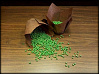 картинка Сахарные бусинки - Зеленые перламутровые, 4мм. 1кг. (AI 28240) 