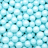 картинка Сахарные бусинки - Голубые перламутровые, 8мм. 1кг. 