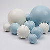 картинка Украшение "Шары из глазури", голубые, 11шт. 