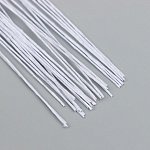 картинка Проволока флористическая в бумажной оплетке 0,3мм., белая, 40см., 30шт. 