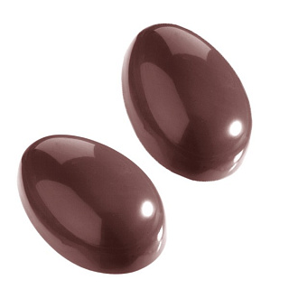 картинка Форма для отливки шоколадных фигурок - "Гладкое яйцо" (SM 3500) 