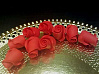 картинка Цветы из мастики - "Бутоны розы", Красные, 9шт. (11145*D/p) 