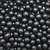 картинка Сахарные бусинки - Черные блестящие, 8мм. 1кг. (AI 27983) 