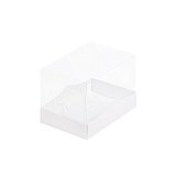 картинка Упаковка для рулета с прозрачной крышкой, белая, 17*12*h12cм. 
