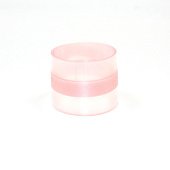 картинка Прозрачная лента с розовой полосой, 2м. 